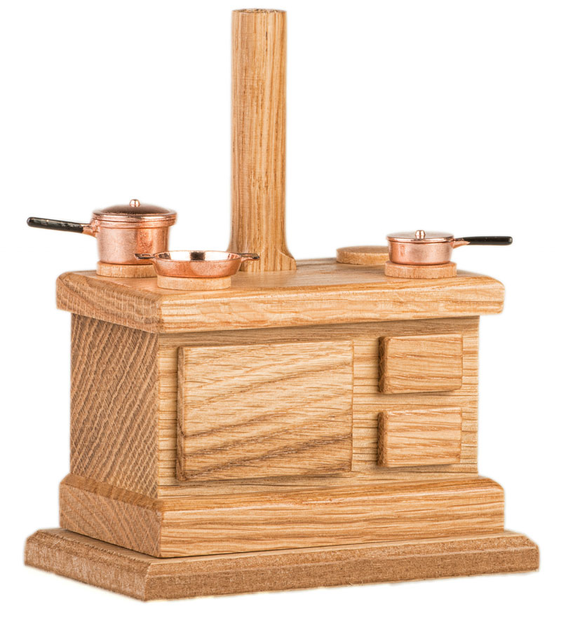 Aga Stove Pastille Burner - natural oak